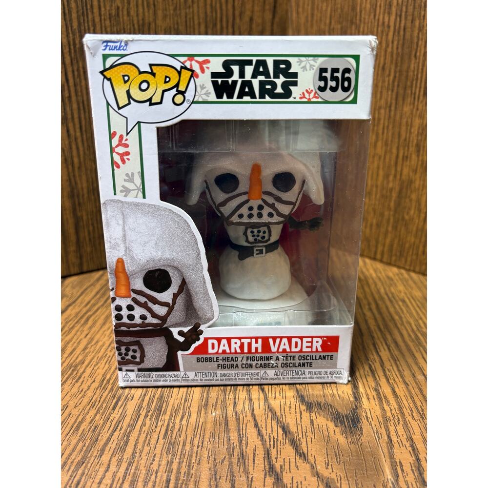 Funko Pop 556 Darth Vader Holiday Snowman NIB